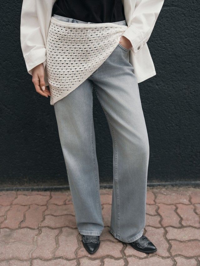 Косынка жен. C LDK25194 25С-194СП, р.42*108, ecru - 3