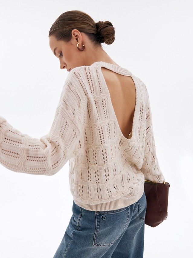 Джемпер женский CE LDK2565 25С-65СП, р.170-84, beige - 2