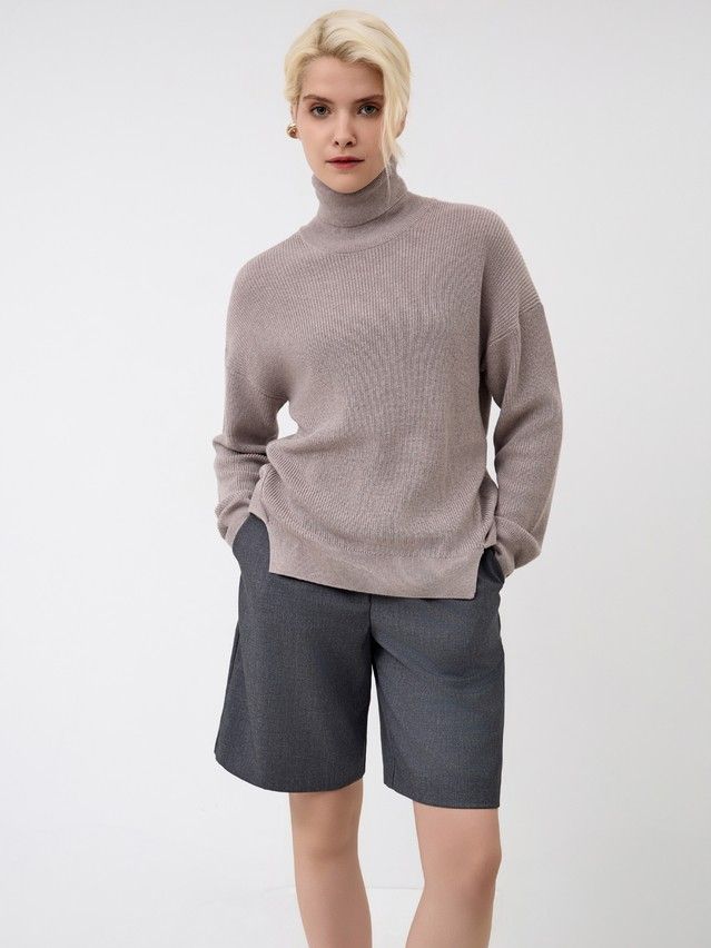 Джемпер женский CE LDK24108 24С-108СП, р.170-84, cappuccino melange - 2