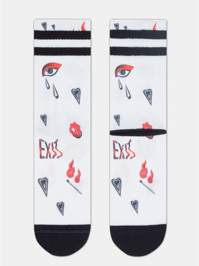 Носки женские хлопковые CE FANTASY 20С-12СП, р.23-25, 659 белый - 4