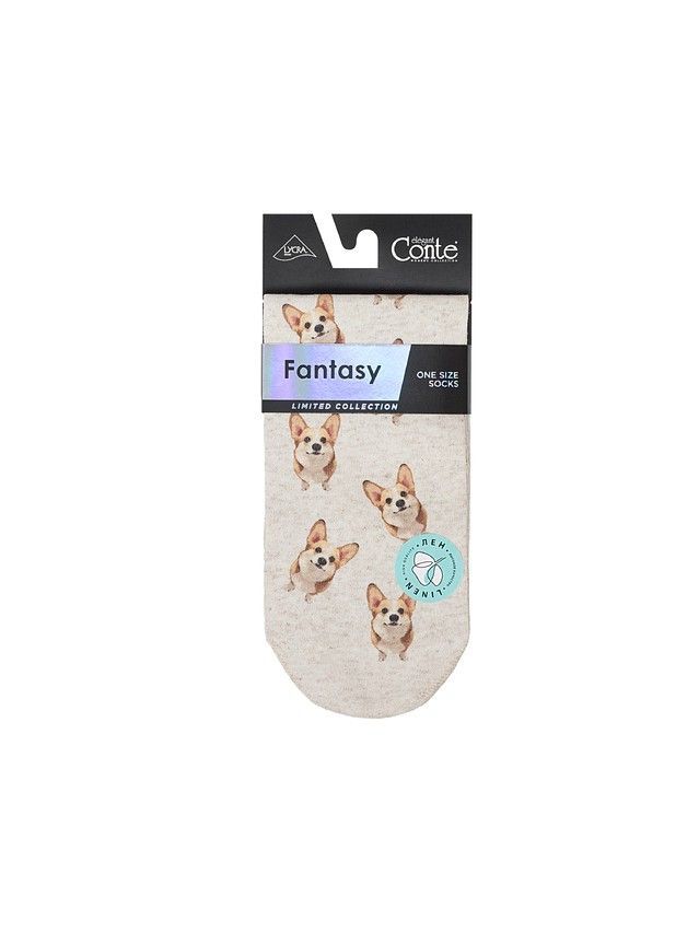Носки женские CE FANTASY 20С-107/1СП, р.23-25, 738 бежевый - 4