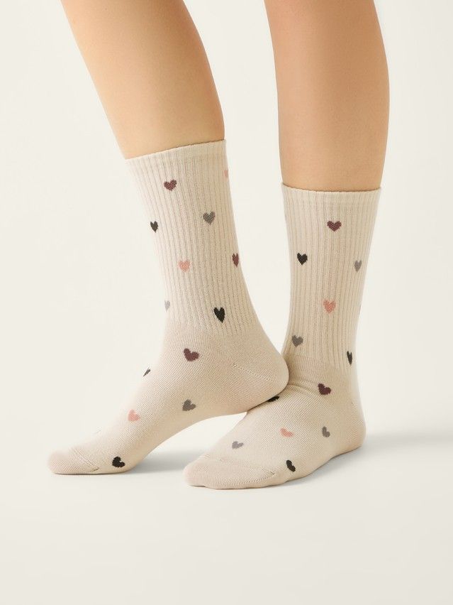 Носки женские хлопковые CE ACTIVE 20С-20СП, р.23-25, 966 бежевый - 1