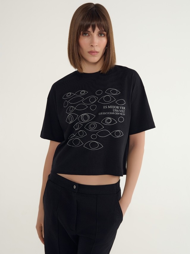 Джемпер женский CE LD 3032, р.170-92, black-eyes - 1