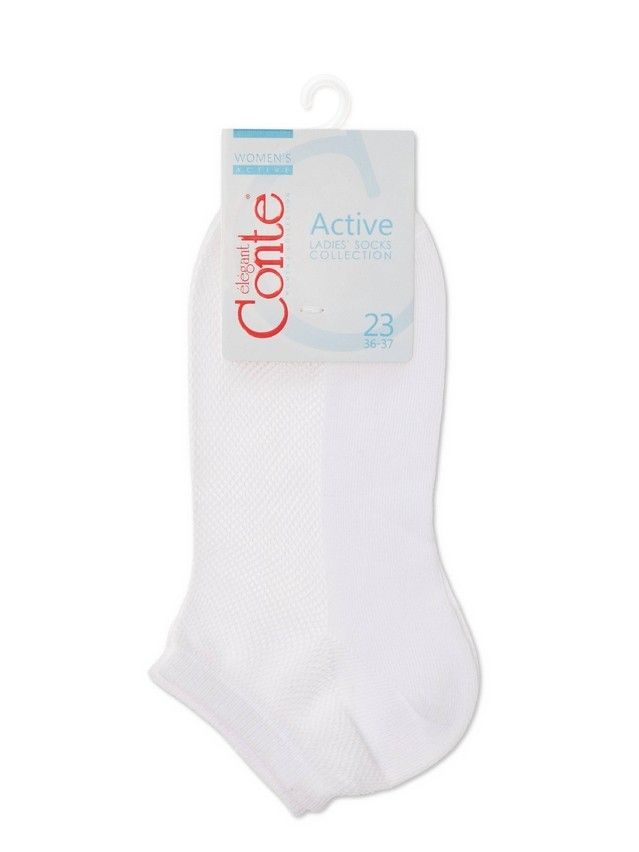 Носки женские хлопковые CE ACTIVE 21С-191СП, р.36-37, 277 белый - 3