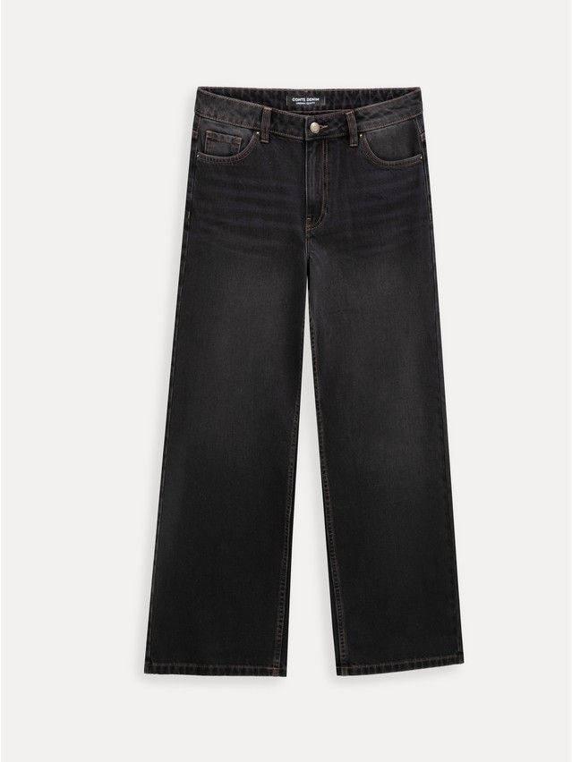 Джинсы жен. C CON-960, р.164-90, washed black - 8