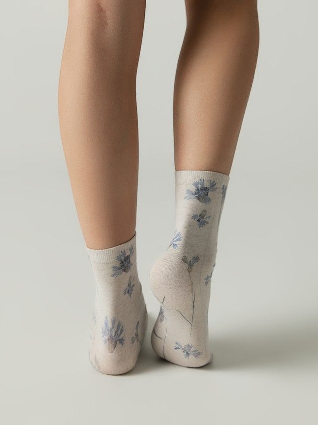 Носки женские C FLOWERS 20С-107/3СП, р.23-25, 1151 бежевый - 2