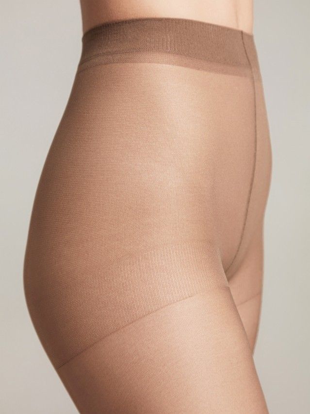 Колготки полиамидные женские NUANCE 20 8С-33СП, p. 2, beige - 2
