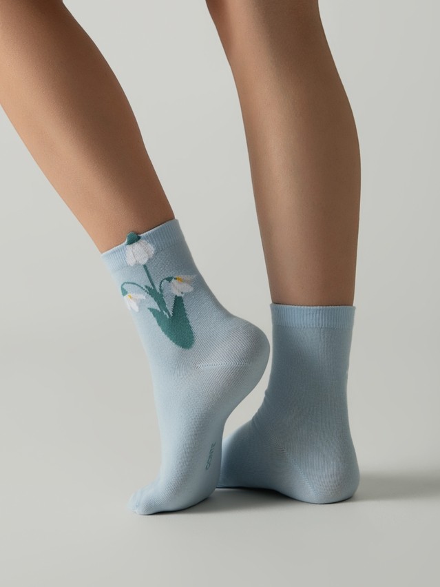 Носки женские хлопковые CE CLASSIC 17С-183СП, р.23-25, 1138 светло-голубой - 1