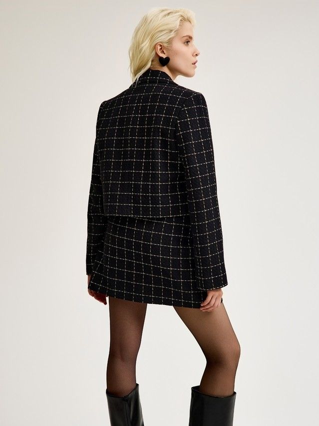 Жакет женский C LJ 3264, р.170-84-90, black-white - 7