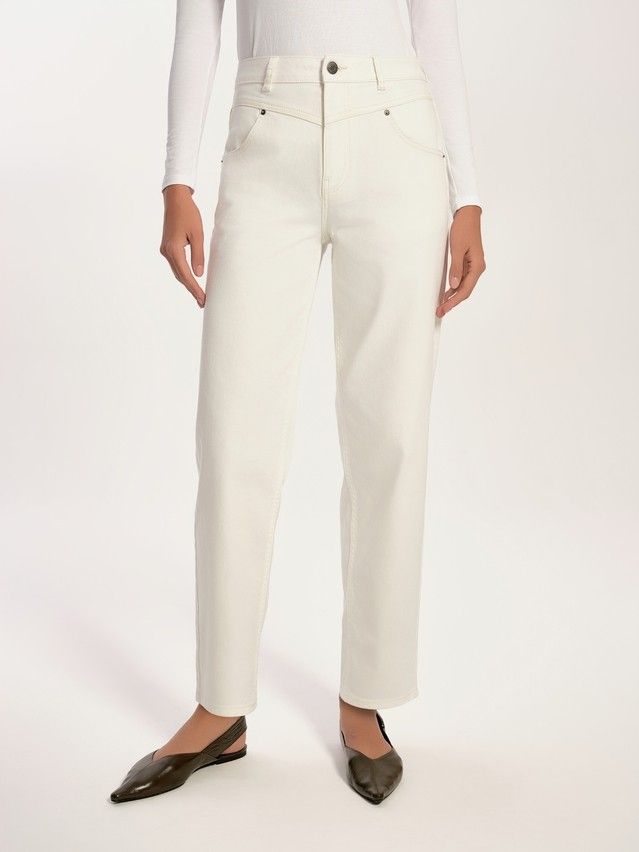 Брюки джинсовые женские CE CON-726, р.170-102, off white - 3