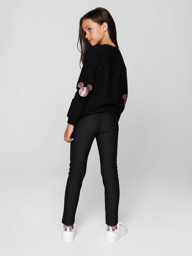 Леггинсы для девочек CE DISNEY MICKEY SHINE, р.104,110-56, black-dusty rose - 5