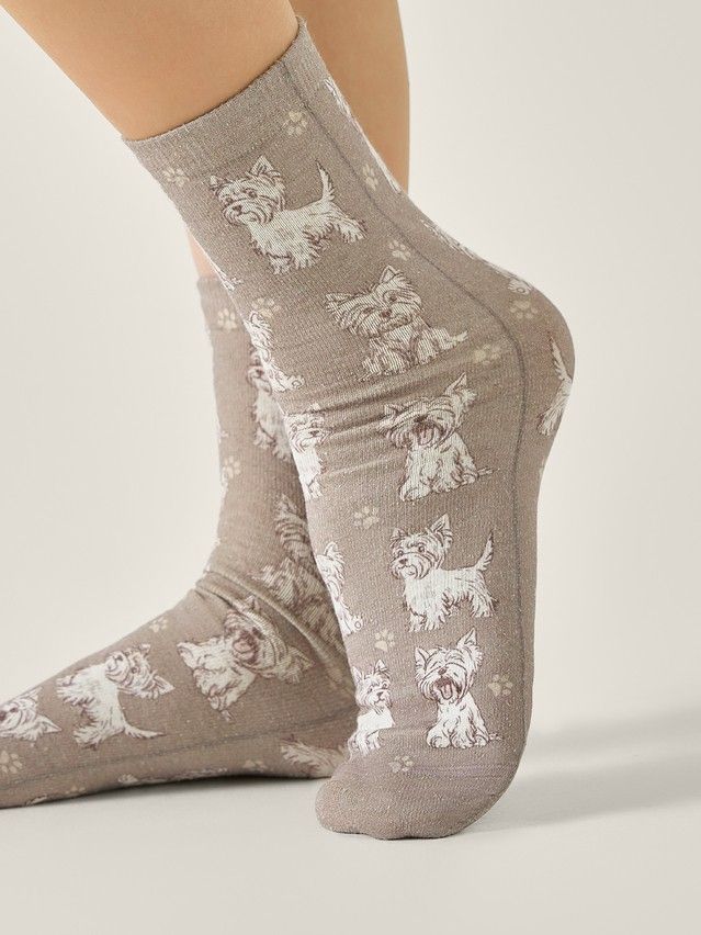 Носки женские CE FANTASY 20С-107/1СП, р.23-25, 732 кофейный - 2