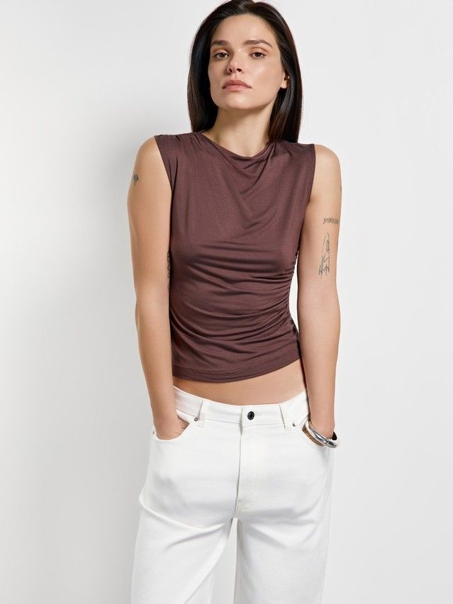 Блузка женская C LBL 3414, р.170-84, royal chocolate - 5