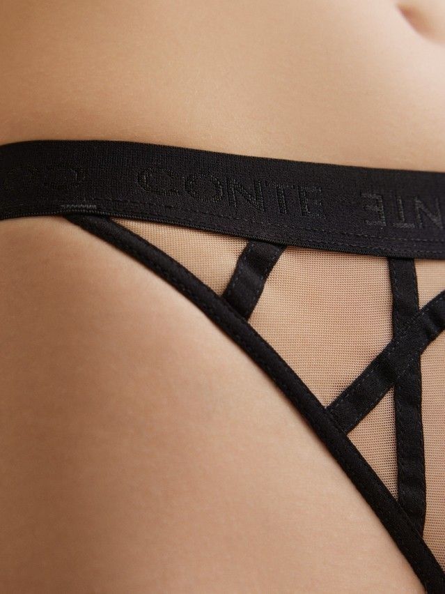 Трусы женские CE CRISS CROSS LTA 2998, р.90, black-natural - 2