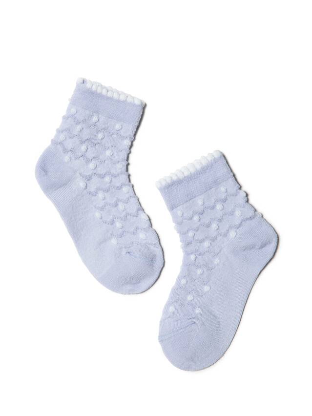 Носки хлопковые детские TIP-TOP (жаккард, 2 пары) 16С-100СП, p. 10, белый-бледно-фиолетовый, рис. 714 - 2