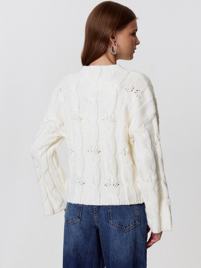 Джемпер женский CE LDK24134 24С-134СП, р.170-84, ecru - 5