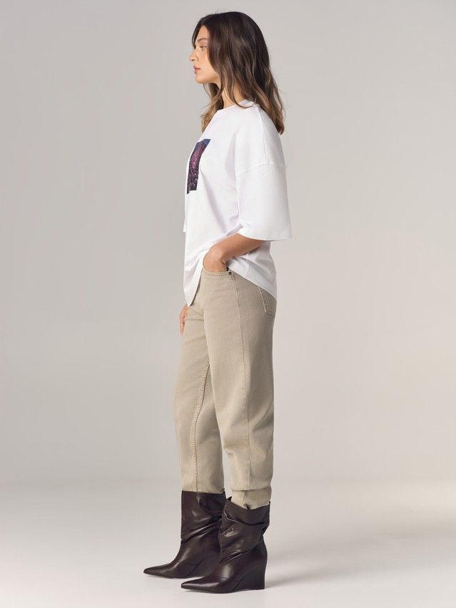 Джемпер женский C LD 3468, р.170-84, white-aster - 3