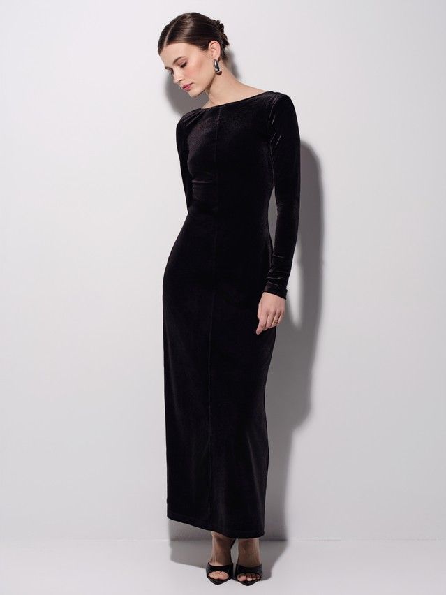 Платье женское C LPL 3330, р.170-84-90, black - 1