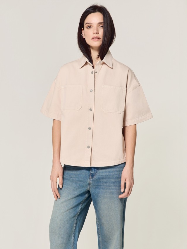 Ветровка джинсовая жен. C CON-926, р.170-84-90, beige - 7