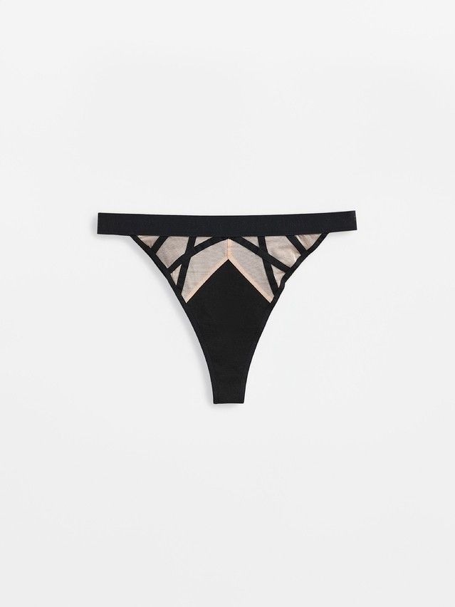 Трусы женские CE CRISS CROSS LTA 2998, р.90, black-natural - 4