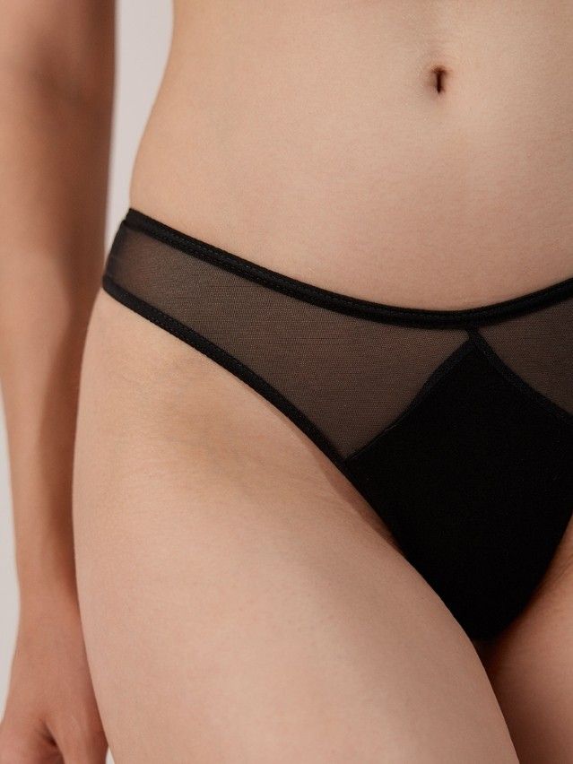 Трусы женские CE DOUBLE CONTE LBR 2278, р.90, black - 3