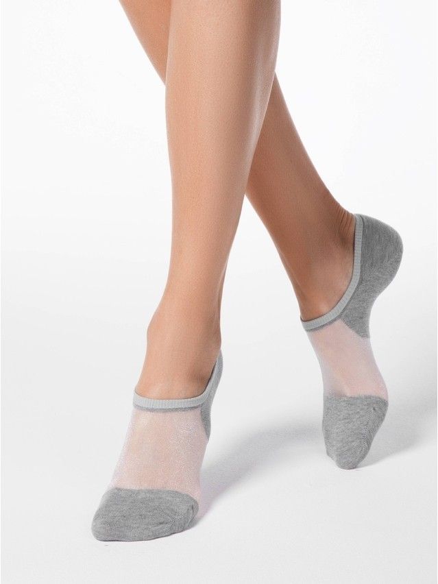Носки женские хлопковые ACTIVE (ультракороткие) 18С-4СП, р. 36-37, 000 серый - 1