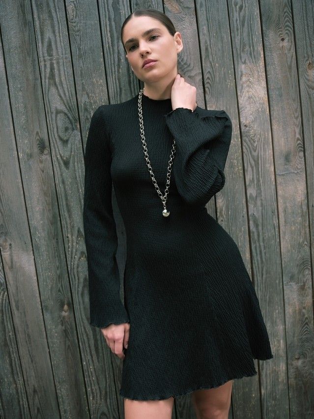 Платье женское C LPL 3237, р.170-84-90, black - 2