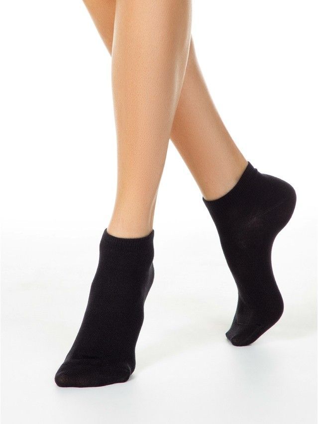 Носки женские хлопковые CE 3DSOCKS (короткие) 24С-3СП, р.23-25, 000 черный - 1