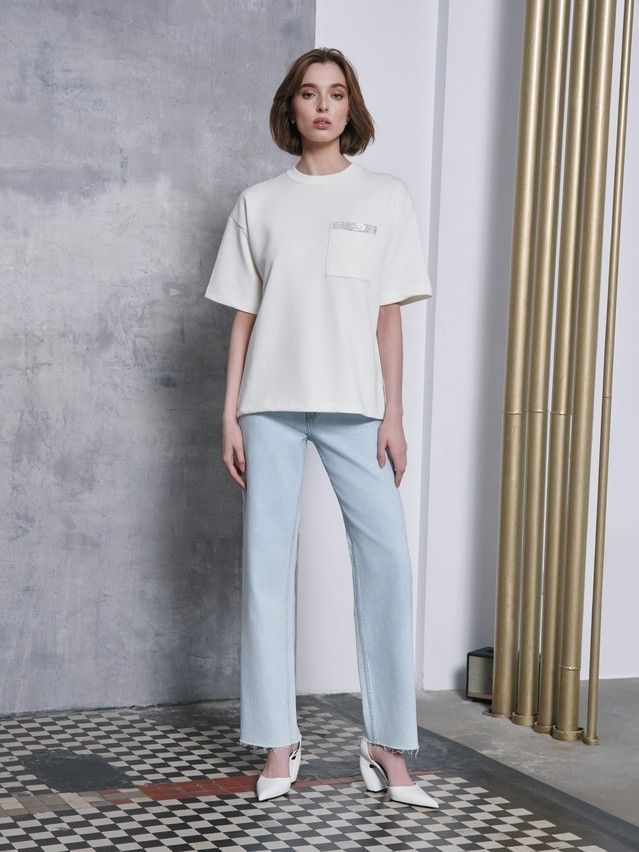 Джемпер женский CE LD 2596, р.170-92, off-white - 1