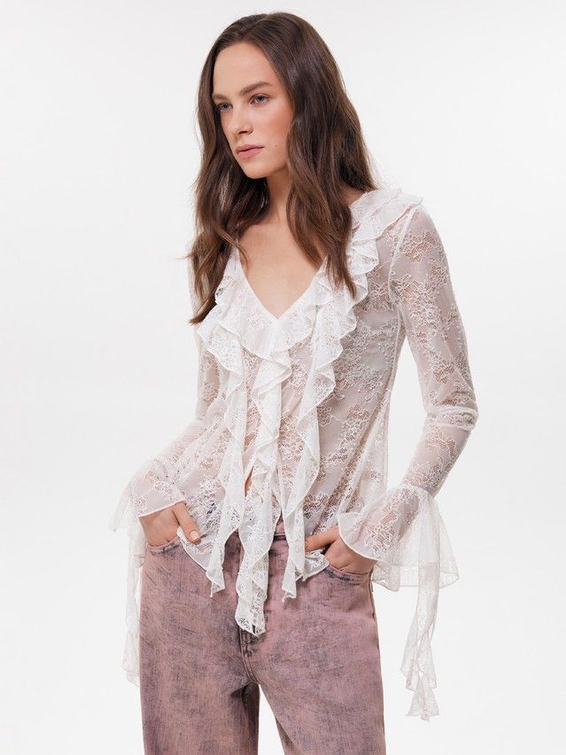 Блузка женская C LBL 3741, р.170-84, white - 3