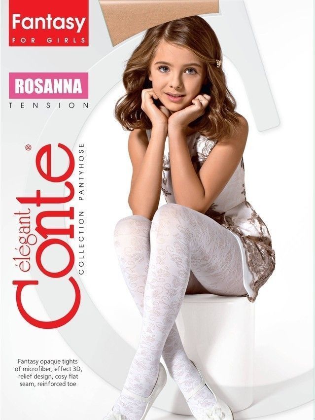 Колготки полиамидные детские ROSANNA 16С-50СП, p. 104-110, light pink - 2