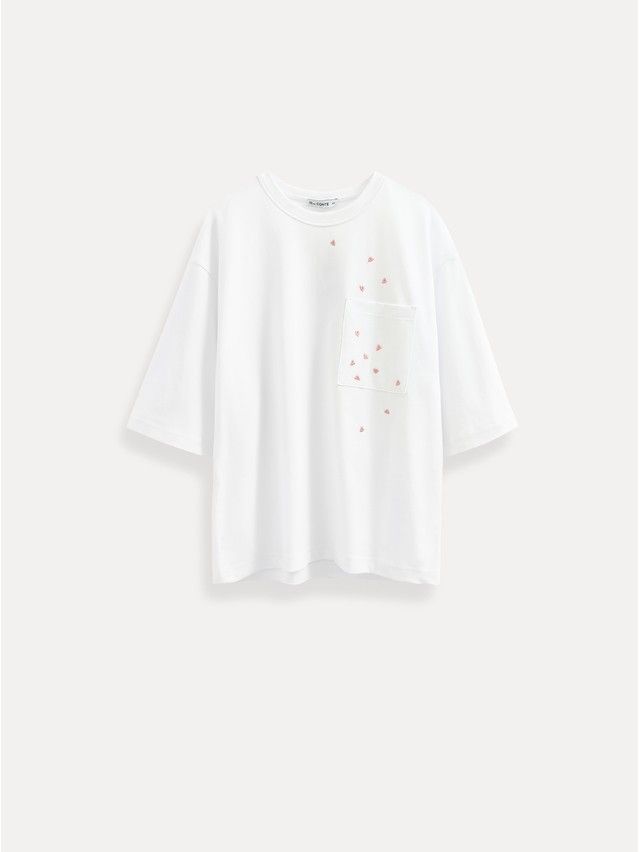 Джемпер женский C LD 3451, р.170-84, white-hearts - 7