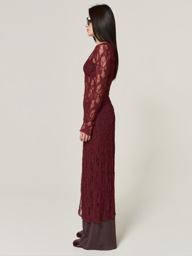 Джемпер женский C LD 3501, р.170-84, burgundy - 4