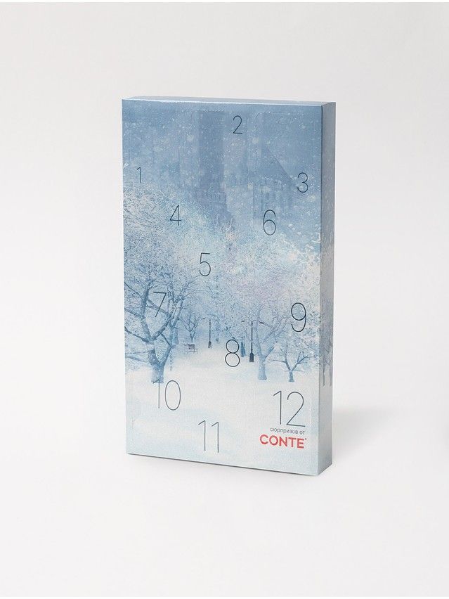 Набор ЧНИ носки женские CE NEW YEAR(коробочка) 21С-76СП(4 пары),24С-73СП(2 пары),р.23-25, 823 ассорти - 1