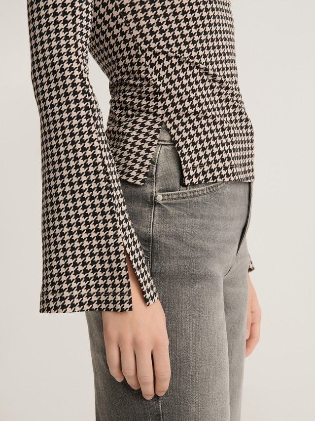 Джемпер женский CE LD 3147, р.170-92, beige-dogtooth - 5