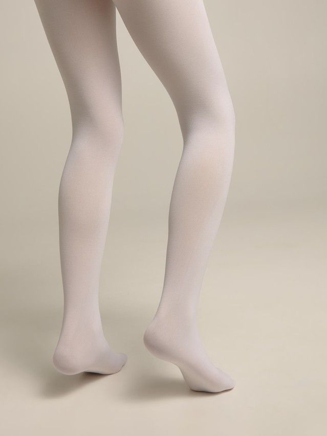 Колготки детские нарядные CE VELOUR 60, р.104-110, bianco - 2