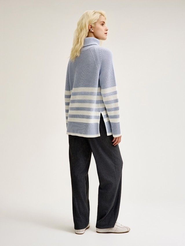 Джемпер женский CE LDK24116 24С-116СП, р.170-84, blue-ecru - 5