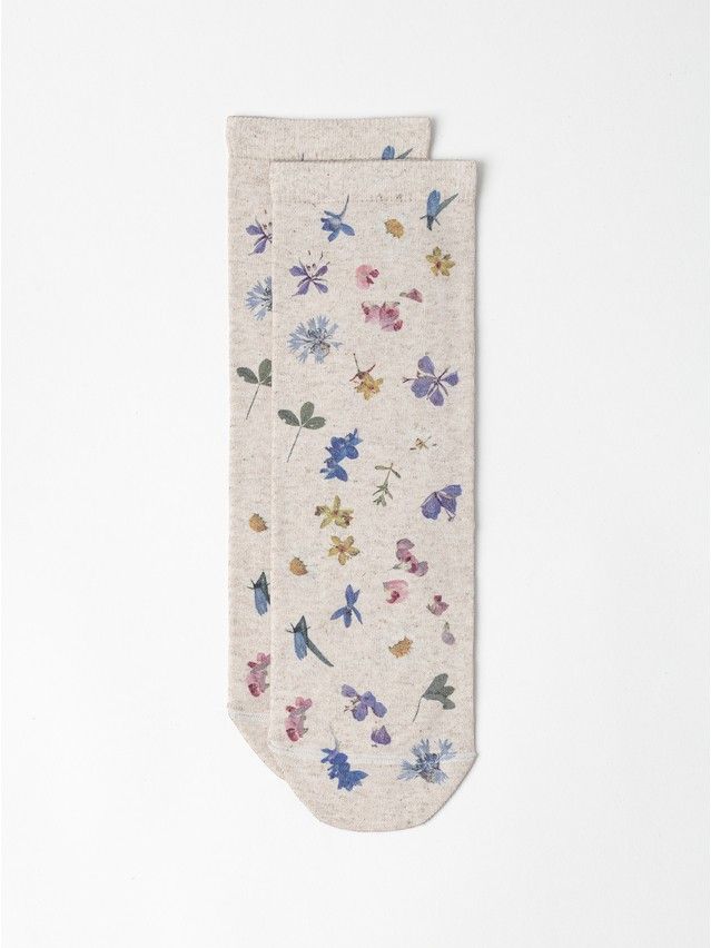 Носки женские C FLOWERS 20С-107/3СП, р.23-25, 1145 бежевый - 3