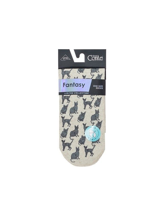 Носки женские CE FANTASY 20С-107/1СП, р.23-25, 960 бежевый - 4
