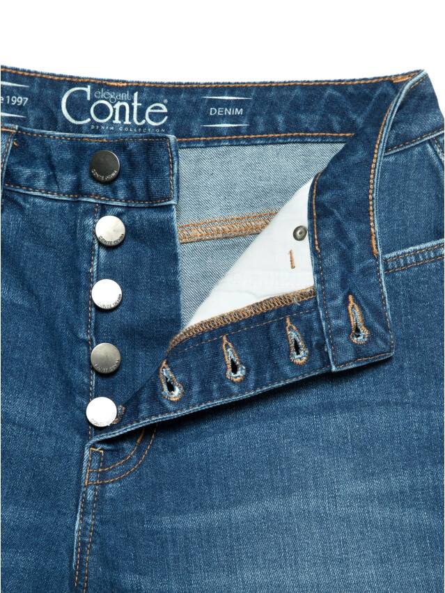 Шорты джинсовые CON-199, р.170-90, washed mid blue - 5