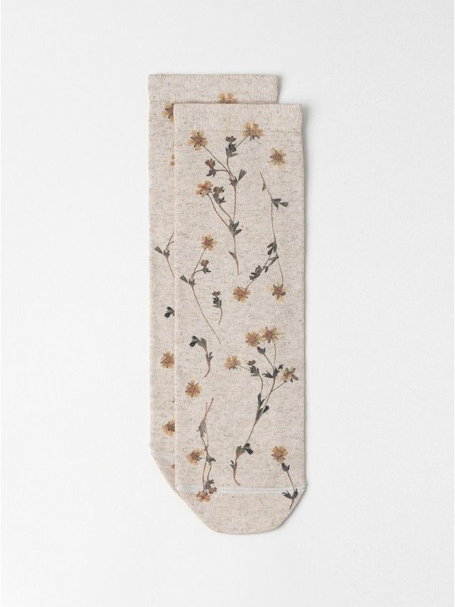 Носки женские C FLOWERS 20С-107/3СП, р.23-25, 1153 бежевый - 4