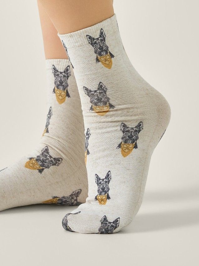 Носки женские CE FANTASY 20С-107/1СП, р.23-25, 727 бежевый - 2