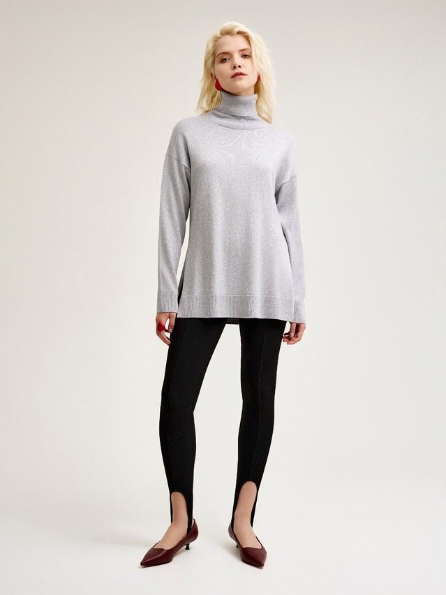 Джемпер женский CE LDK24109 24С-109СП, р.170-84, dark gray melange - 2