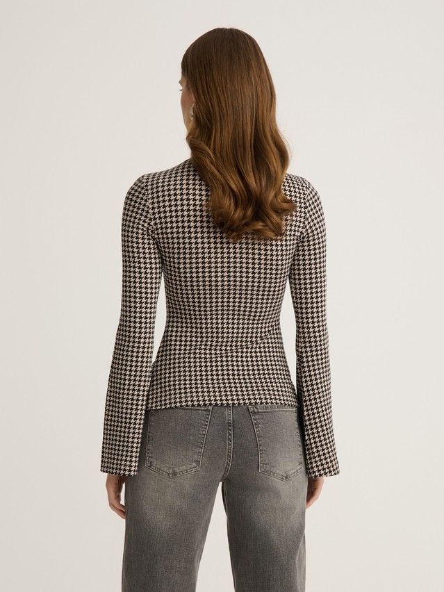 Джемпер женский CE LD 3147, р.170-92, beige-dogtooth - 3