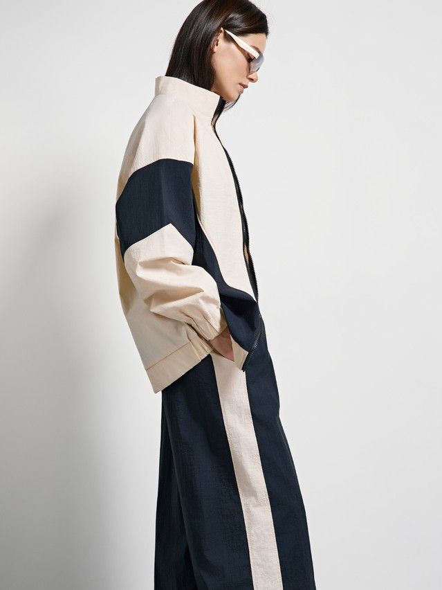 Жакет женский C LJ 3512, р.170-84-90, beige-black - 3