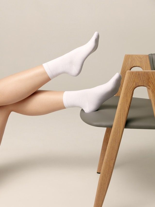 Носки женские хлопковые CE CLASSIC (bio) 21С-107СП, р.36-37, 000 белый - 1