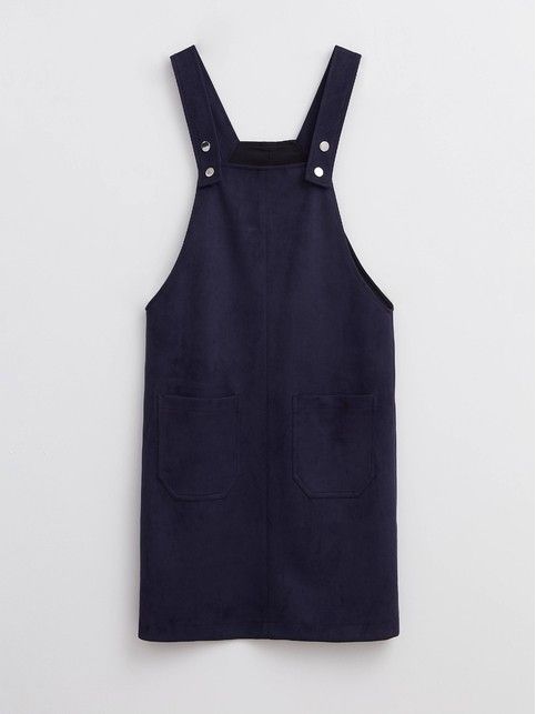 Сарафан из искусственной замши с карманами LSF 1183 - купить в интернет-магазине Conte