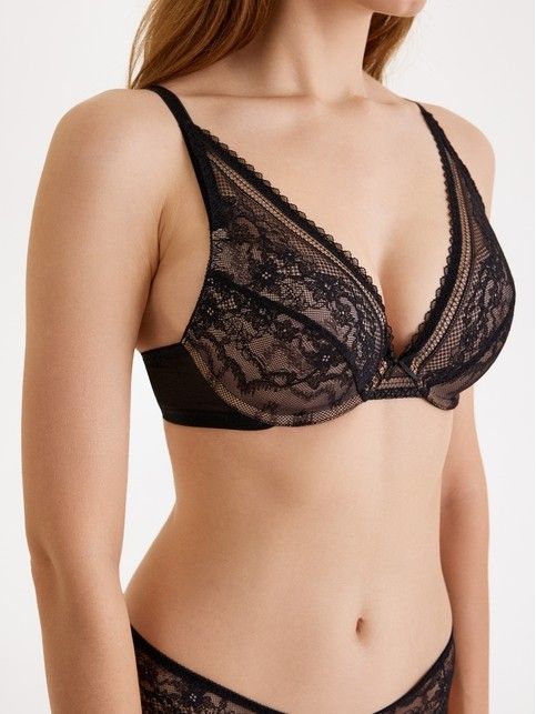 Бюстгальтер push-up с V-образной линией декольте Sakura RB1247 - купить в интернет-магазине Conte