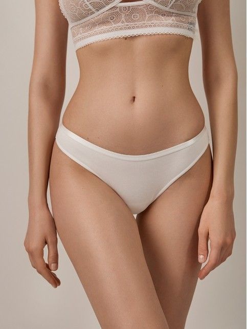 Трусы «бикини» из фактурного кружева и хлопка LACE TWIST LB 1992