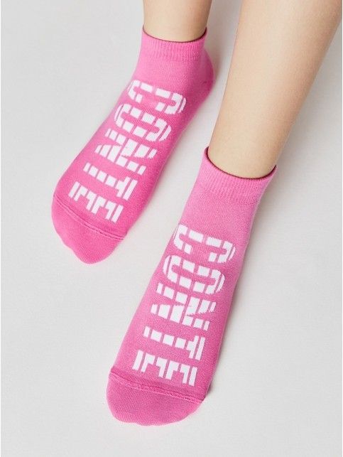 Короткие спортивные носки из хлопка с рисунками ACTIVE, модель 574